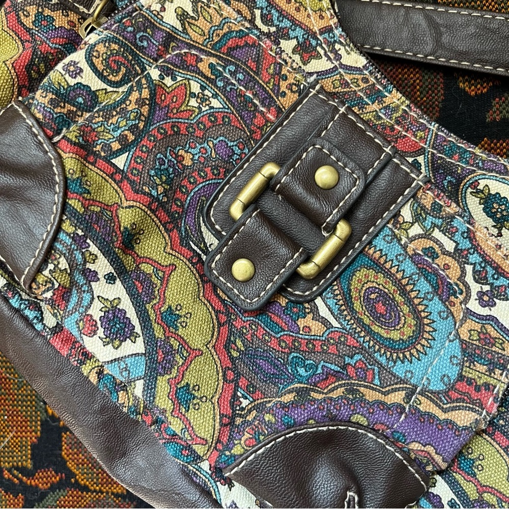 Paisley Patterned Shoulder Bag - Picture 2 of 10